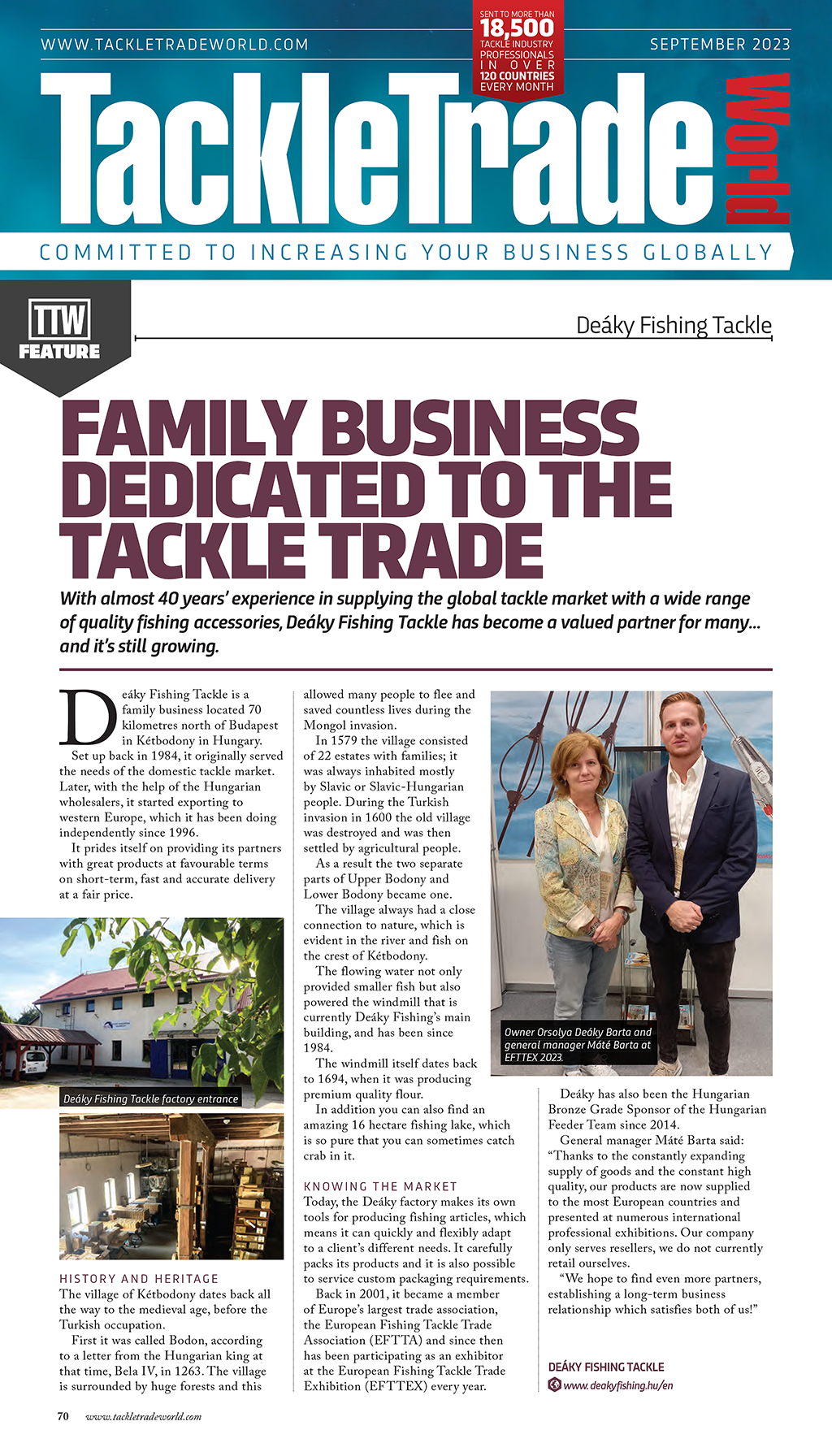 Tackle Trade World 2023 September